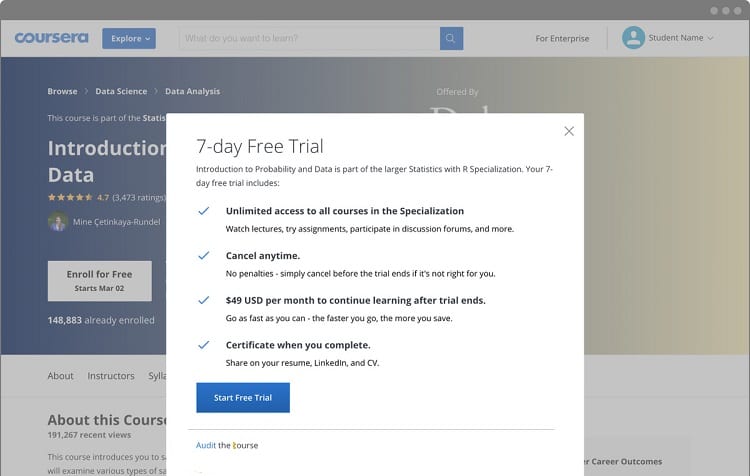coursera free period