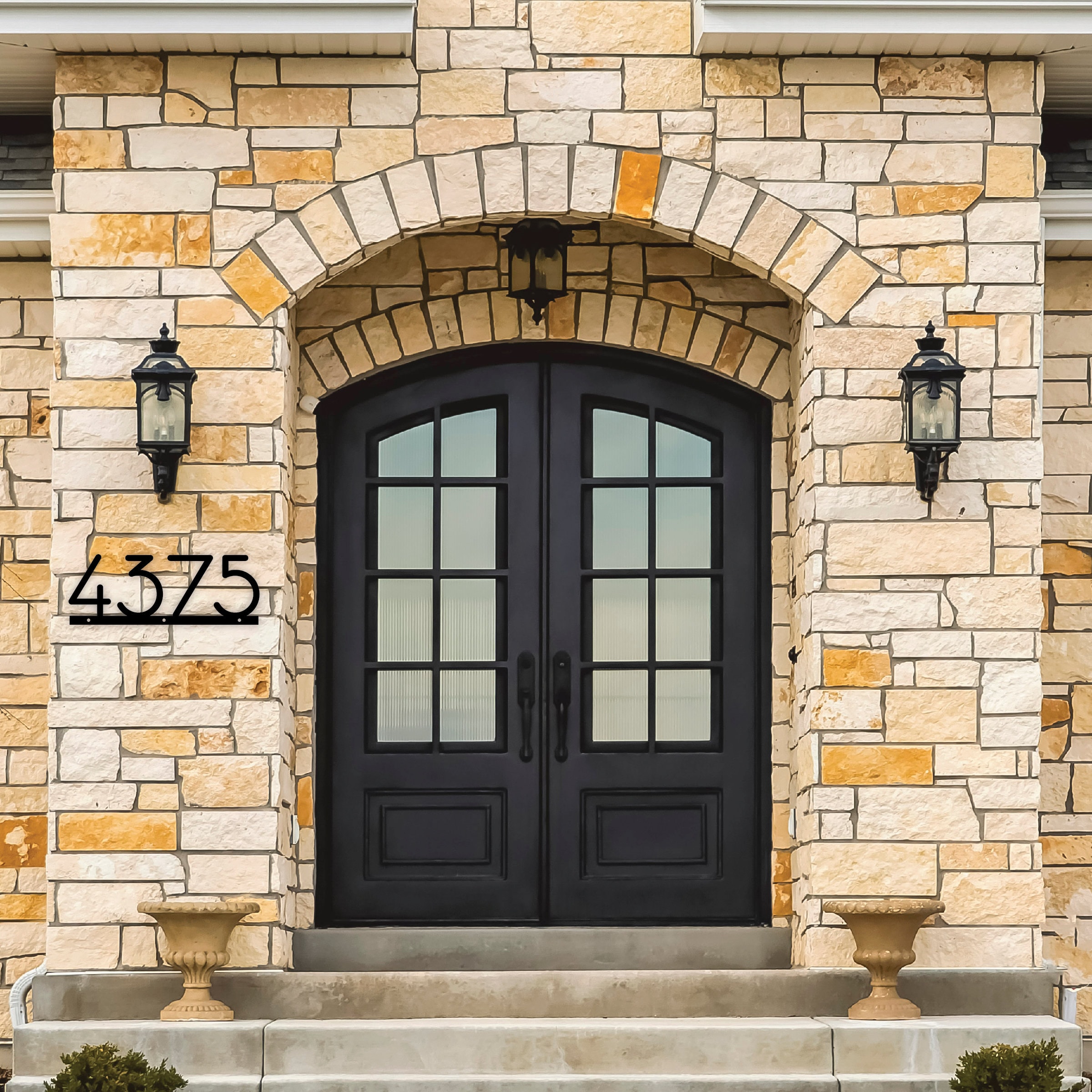 Modern House Address | Mid Century Street Number | Art Deco Address Numbers | Farmhouse Street Numbers | Apartment Wall Numbers - Etsy