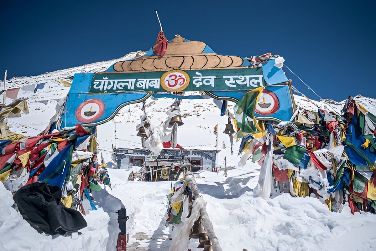 Changla Baba Temple: Sacred Shrine in Ladakh.