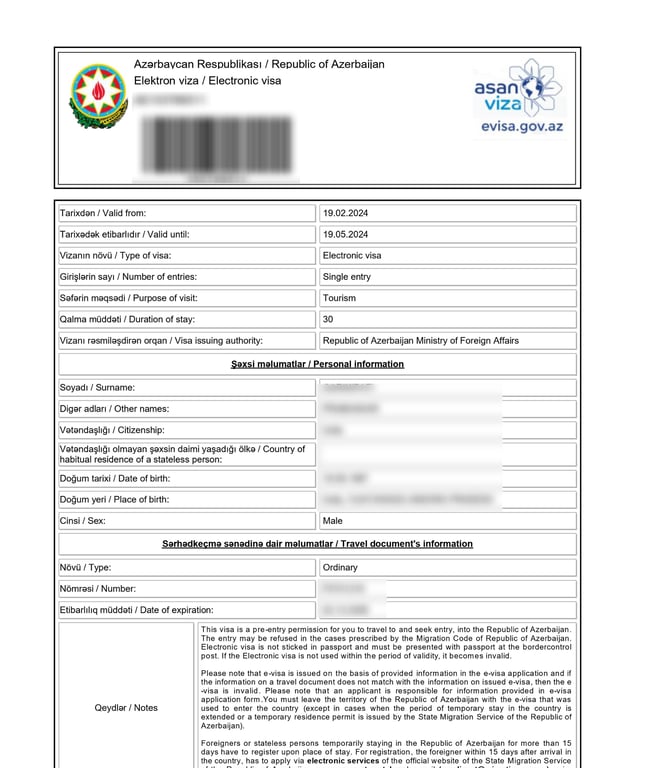 Azerbaijan Visa for Indians: E-Visa Fees, Documents, and Application Process