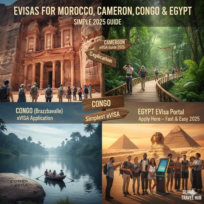 How to Apply for eVisas for Morocco, Cameroon, Congo & Egypt Simple 2025 Guide