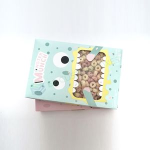 How are cereal boxes designed for retail shelf appeal?