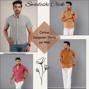 Buy Sanganeri Shirts for Men