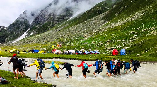 Hampta Pass Trek - Best Monsoon Trek Himachal