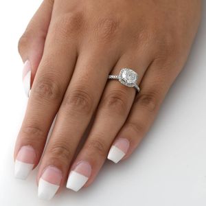 Timeless Romance: Cushion Halo Engagement Rings by KRK Jewels