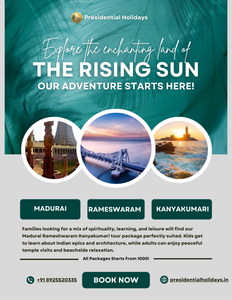 Explore the Spiritual and Scenic Beauty with Madurai Rameshwaram Kanyakumari Tour Packages