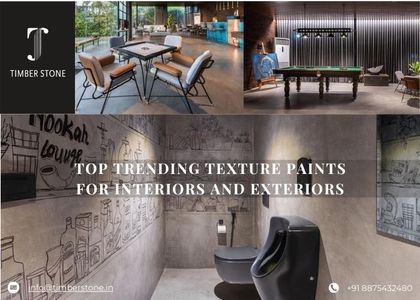 Top Trending Texture Paints for Interiors and Exteriors