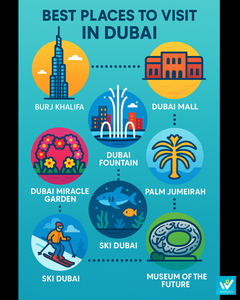 Best Places to Visit in Dubai: A City of Dreams, Skyscrapers, and Surprises