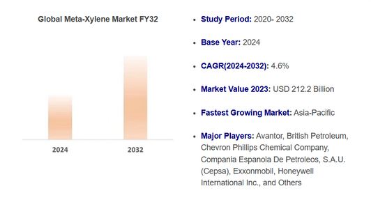 Comprehensive Meta-Xylene Market Overview: 2024 Snapshot & Forecast to 2032
