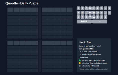 Quordle: The Word Puzzle That’ll Stretch Your Brain