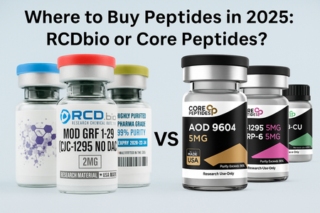 Where to Buy Peptides in 2025: RCDbio or Core Peptides?
