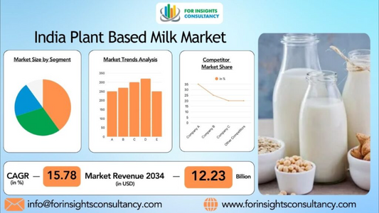 India Plant Based Milk Market Trends & Forecast | 2025–2034 Outlook