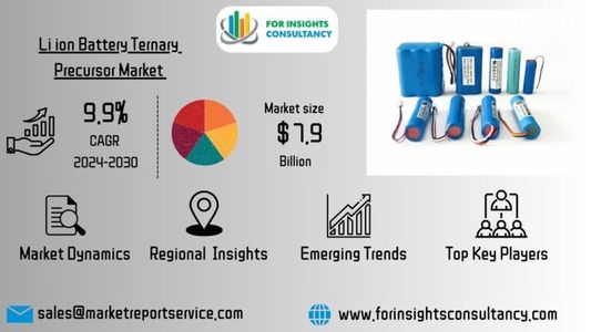 Lithium-ion Batteries Ternary Precursor Market Overview: Size, Share, Opportunities & Future Project