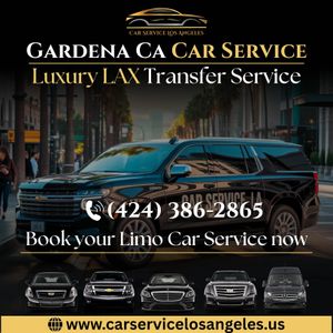 Book Black Car Service Los Angeles to Gardena CA