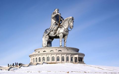 Traveling Mongolia in Winter: Frozen Landscapes & the Ice Festival