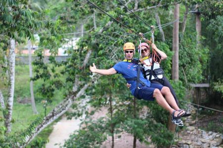 Flying Through Paradise: My Zipline Adventure in Koh Samui’s Jungle