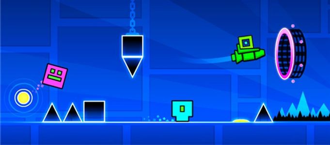Geometry Dash Lite, Challenging and Colorful Arcade Game