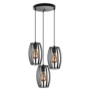 3 in 1 Drum Shaped Hanging Light – Modern Elegance with Functional Design