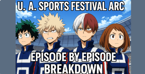 U.A. Sports Festival Arc: A Turning Point in My Hero Academia