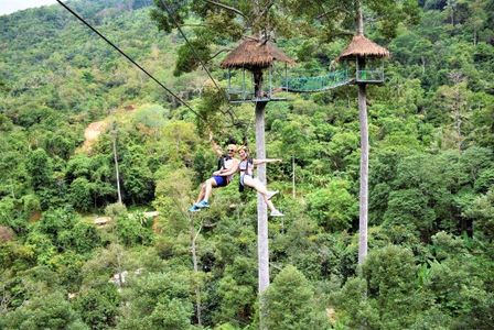 Flying Over Paradise: My Experience with Zipline in Koh Samui