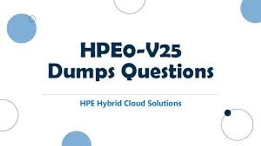 Key Topics in the HPE0-V25 Hybrid Cloud Solutions Certification