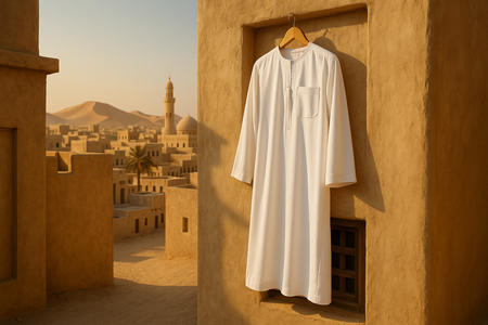 Why the White Dishdasha Dominates Summer in the Middle East