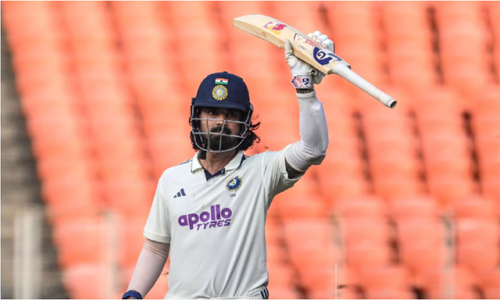 IND vs WI Live: KL Rahul Slams Century as India Reach 218/3 at Lunch