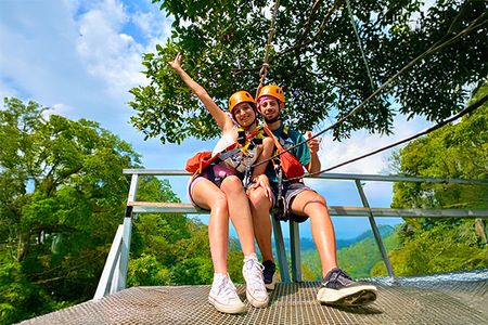 Flying Through the Jungle – My Thrilling Zipline Experience in Koh Samui