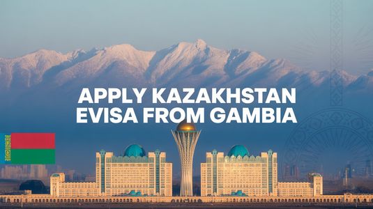 Apply Kazakhstan eVisa from Gambia