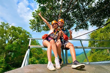 Flying Through Paradise – My Unforgettable Zipline Adventure in Koh Samui
