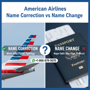 American Airlines Name Correction vs Name Change What’s the Difference?