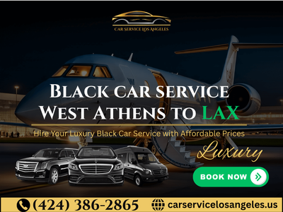 Book Black car service West Athens to LAX