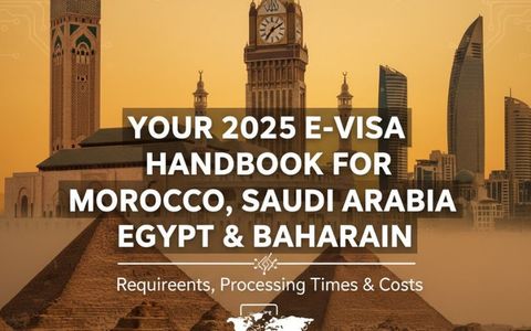 Your 2025 eVisa Handbook for Morocco, Saudi Arabia, Egypt & Bahrain: Requirements, Processing Times