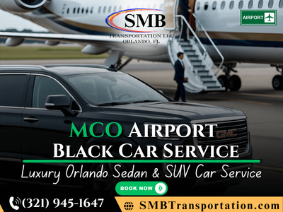 Book Black Car Service for MCO Airport with SMB Transportation