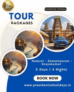 Madurai Rameshwaram Kanyakumari Tour Package by Presidential Holidays – A Journey of Faith, Culture,