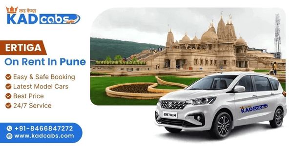 Explore Pune Comfortably with Ertiga on Rent for Sightseeing Trips @KadCabs
