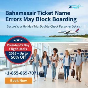Bahamasair Ticket Name Errors May Block Boarding
