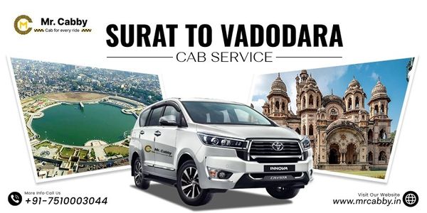 Surat to Vadodara Cab Service – Reliable Intercity Travel