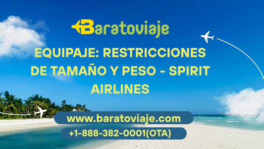 Equipaje: restricciones de tamaño y peso - SPIRIT AIRLINES