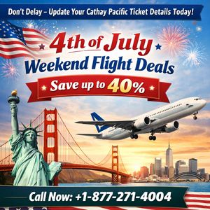 Don't Delay – Update Your Cathay Pacific Ticket Details Today