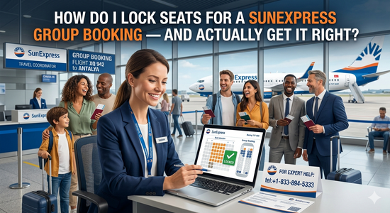How Do I Lock Seats for a SunExpress Group Booking — And Actually Get It Right?
