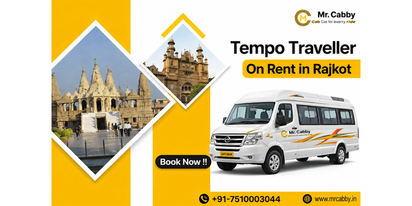Comfort and Space with Tempo Traveller On Rent in Rajkot