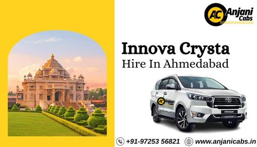 Top Reasons to Book Innova Crysta on Rent in Ahmedabad in 2026