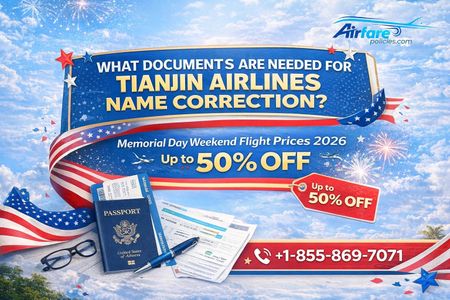 What documents are needed for Tianjin Airlines name correction?