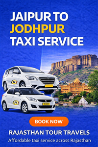 Jaipur to Jodhpur Cab Service at Lowest Price Online