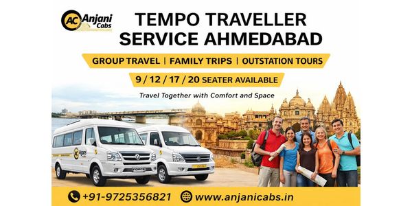 Tempo Traveller Service Ahmedabad for Group Travel and Tours