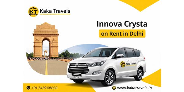 Premium Innova Crysta on Rent in Delhi at Fair Prices
