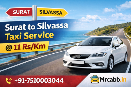 Affordable Surat to Silvassa Taxi Service – One Way & Round Trip Booking