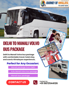 Scenic Escape from Delhi to Manali by Volvo for a Perfect Mountain Break