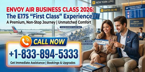 Envoy Air Business Class 2026: The E175 "First Class" Experience